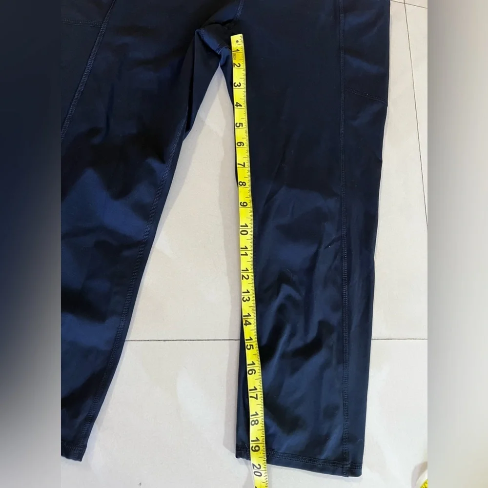 RBX Leggings Capri 3/4 Length Black High Waisted Pockets - Picture 10 of 16